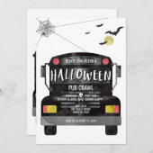 ハローウィンパーティバス 招待状 (正面/裏面)