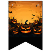 ハローウィンパーティバナーフラグ バンティングフラッグ (第1の旗)