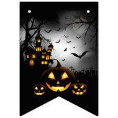 ハローウィンパーティバナーフラグ バンティングフラッグ (第2の旗)