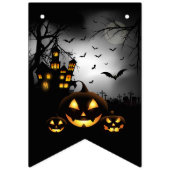ハローウィンパーティバナーフラグ バンティングフラッグ (第3の旗)