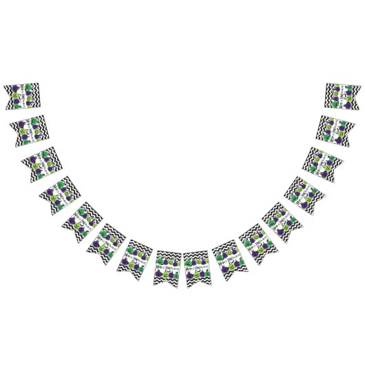 ハローウィンパーティバナー バンティングフラッグ (全)