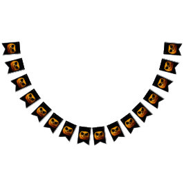 ハローウィンパーティバンティンバナー バンティングフラッグ