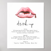 ハローウィンパーティバーメニュー署名テンプレート ポスター (正面)