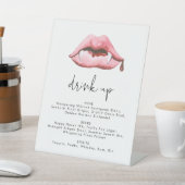 ハローウィンパーティバーメニュー署名テンプレート 台座サイン (インサイチュ)