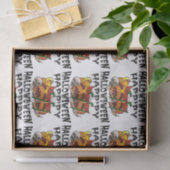 ハローウィンパーティパンプキンティッシュペーパー 薄葉紙 (ギフト)