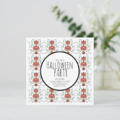 ハローウィンパーティパンプキンドードル 招待状 (スタンド正面)