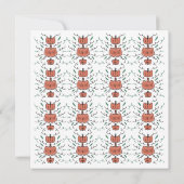 ハローウィンパーティパンプキンドードル 招待状 (裏面)