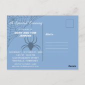 ハローウィンパーティパンプキンハウス招待状はがき ポストカード (裏面)