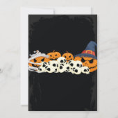 ハローウィンパーティパンプキンパーティー幽霊のよく出るハウス 招待状 (裏面)