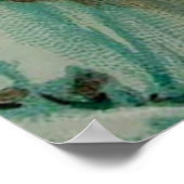 ハローウィンパーティパンプキンヴィンテージアート ポスター (角)