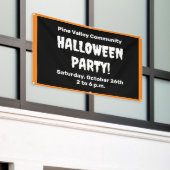 ハローウィンパーティパーソナライズされたバナー 横断幕 (ビルの外側)