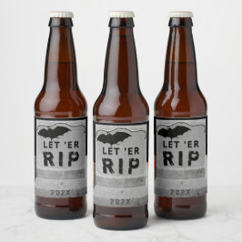 ハローウィンパーティビールボトルラベル ビールラベル