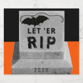 ハローウィンパーティビールボトルラベル ビールラベル (シングルラベル)