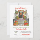 ハローウィンパーティフェスティバルおもしろい招待状 招待状 (正面)