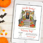 ハローウィンパーティフェスティバルおもしろい招待状 招待状