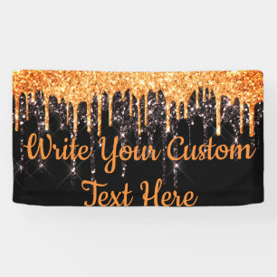 ハローウィンパーティフォトブースBackdropオレンジブラック 横断幕