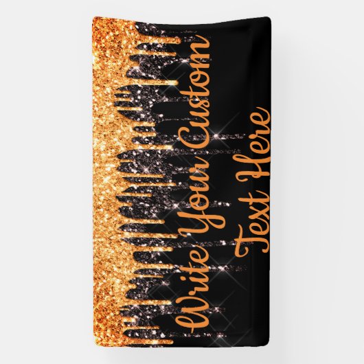 ハローウィンパーティフォトブースBackdropオレンジブラック 横断幕 (縦)