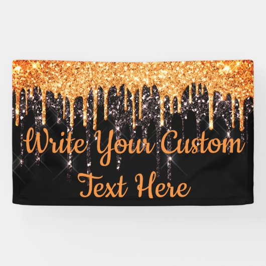 ハローウィンパーティフォトブースBackdropオレンジブラック 横断幕 (横)