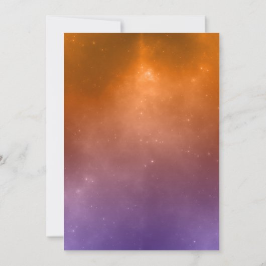 ハローウィンパーティフォト招待状 招待状 (裏面)