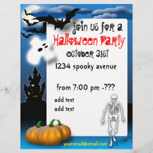 ハローウィンパーティフライヤー チラシ