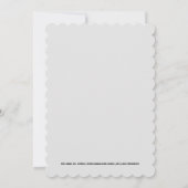 ハローウィンパーティフラットグリーティングカード 招待状 (裏面)