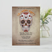 ハローウィンパーティブライトシュガースカルデー 招待状 (スタンド正面)