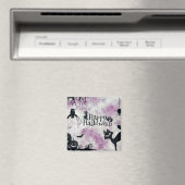 ハローウィンパーティブラックキャットエビルカボチャ怖いフクロウ マグネット (インサイチュ (食洗機))