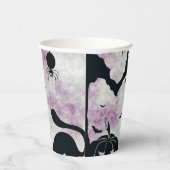 ハローウィンパーティブラックキャットエビルカボチャ怖いフクロウ 紙コップ (右)