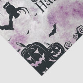 ハローウィンパーティブラックキャットエビルカボチャ怖いフクロウ 薄葉紙 (詳細)