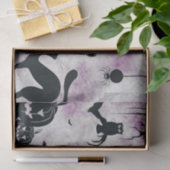 ハローウィンパーティブラックキャットエビルカボチャ怖いフクロウ 薄葉紙 (ギフト)