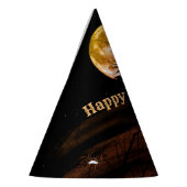 ハローウィンパーティブラックナイトフルムーンホラー パーティーハット (左)