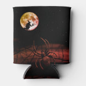 ハローウィンパーティブラックナイトフルムーンホラー 缶クーラー (正面)