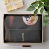 ハローウィンパーティブラックナイトフルムーンホラー 薄葉紙 (ギフト)