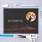 ハローウィンパーティブラックナイトフルムーンホラー 薄葉紙 (クラフト)