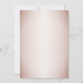 ハローウィンパーティブラックピンクケーキトリート不気味 招待状 (裏面)