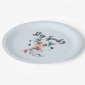 ハローウィンパーティプレート不気味ブードゥードールデコール ペーパープレート (アングル)