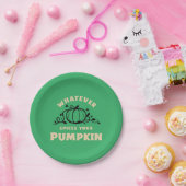 ハローウィンパーティプレート、Whately Spice's pumpkin ペーパープレート (パーティー)