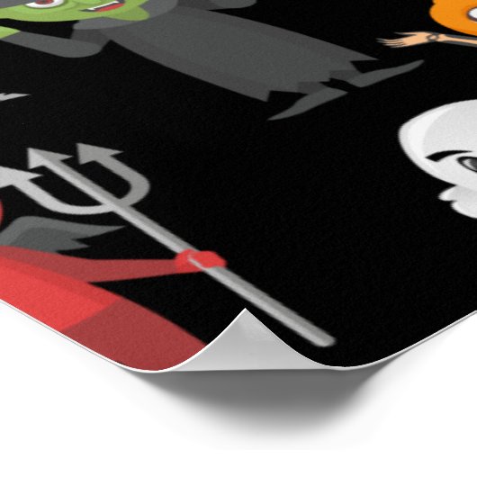 ハローウィンパーティポスター ポスター (角)