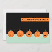 ハローウィンパーティモダン 招待状 (正面)