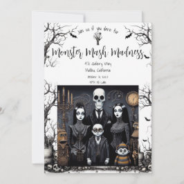 ハローウィンパーティモンスターマッシュ 招待状