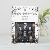 ハローウィンパーティモンスターマッシュ 招待状 (スタンド正面)