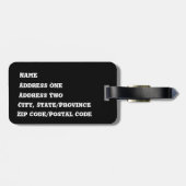 ハローウィンパーティラゲッジタグ ラゲッジタグ (裏面横)