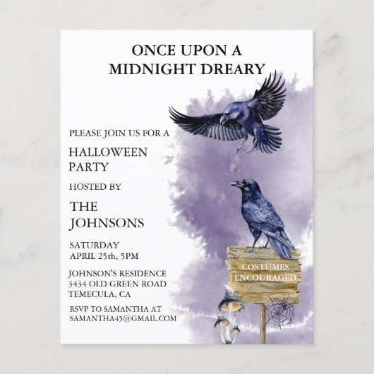 ハローウィンパーティラヴェンカラスの水色 (正面)