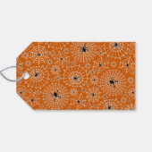 ハローウィンパーティレトロユーモアファボラス名前をカスタムする ギフトタグ (裏面横)