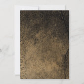 ハローウィンパーティヴィンテージゴシックレイベン 招待状 (裏面)