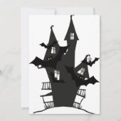 ハローウィンパーティヴィンテージゴシック 招待状 (裏面)