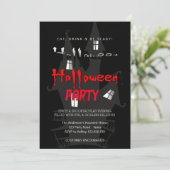 ハローウィンパーティヴィンテージゴシック 招待状 (スタンド正面)