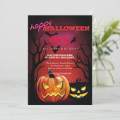 ハローウィンパーティヴィンテージゴシック 招待状 (スタンド正面)