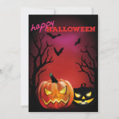 ハローウィンパーティヴィンテージゴシック 招待状 (裏面)