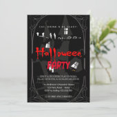 ハローウィンパーティヴィンテージゴシック 招待状 (スタンド正面)